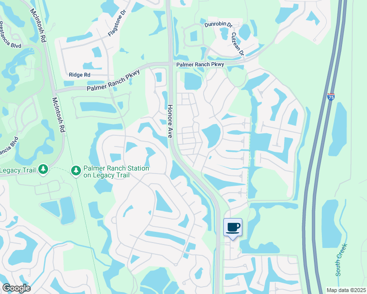 map of restaurants, bars, coffee shops, grocery stores, and more near 5348 Eliseo Street in Sarasota