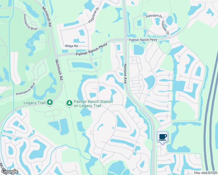 map of restaurants, bars, coffee shops, grocery stores, and more near 8184 Nice Way in Sarasota