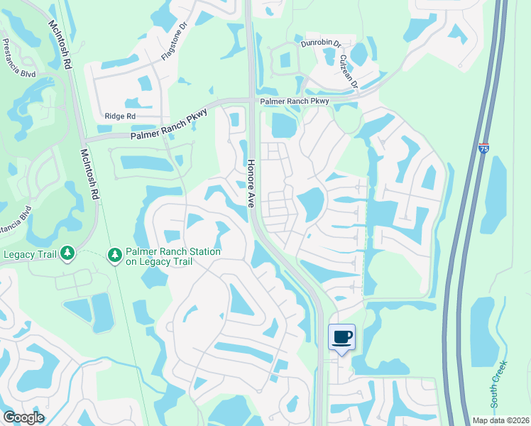 map of restaurants, bars, coffee shops, grocery stores, and more near 5348 Eliseo Street in Sarasota