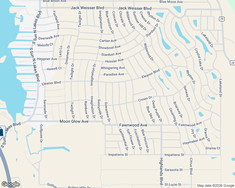 map of restaurants, bars, coffee shops, grocery stores, and more near 261 Sun Flower Drive in Lake Placid