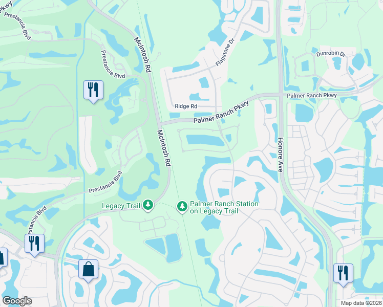 map of restaurants, bars, coffee shops, grocery stores, and more near 4962 Sabal Lake Circle in Sarasota