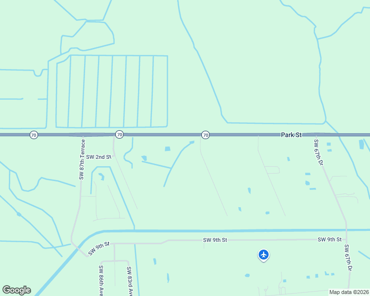 map of restaurants, bars, coffee shops, grocery stores, and more near 143 Southwest 77th Terrace in Okeechobee