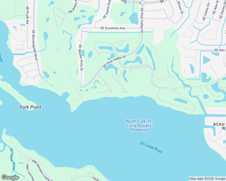 map of restaurants, bars, coffee shops, grocery stores, and more near 3407 Southeast Sandpiper Circle in Port St. Lucie