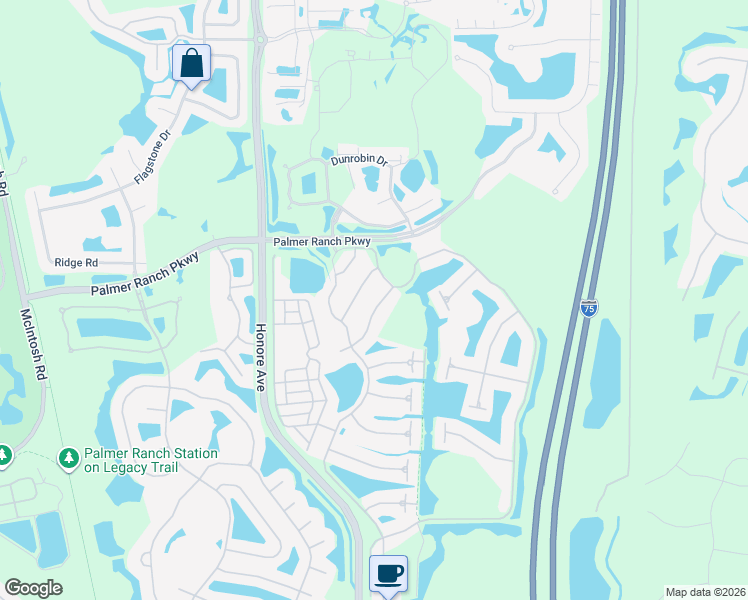 map of restaurants, bars, coffee shops, grocery stores, and more near 7552 Pesaro Drive in Sarasota