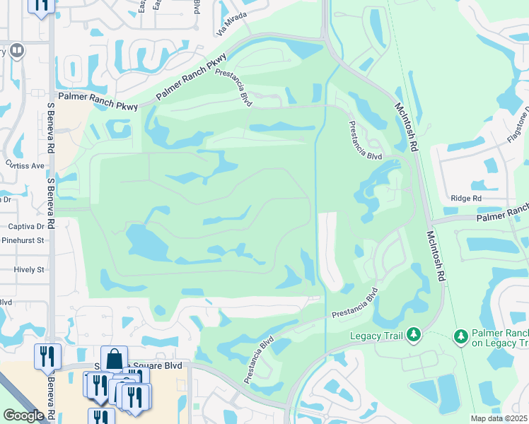 map of restaurants, bars, coffee shops, grocery stores, and more near 3930 Spyglass Hill Road in Sarasota