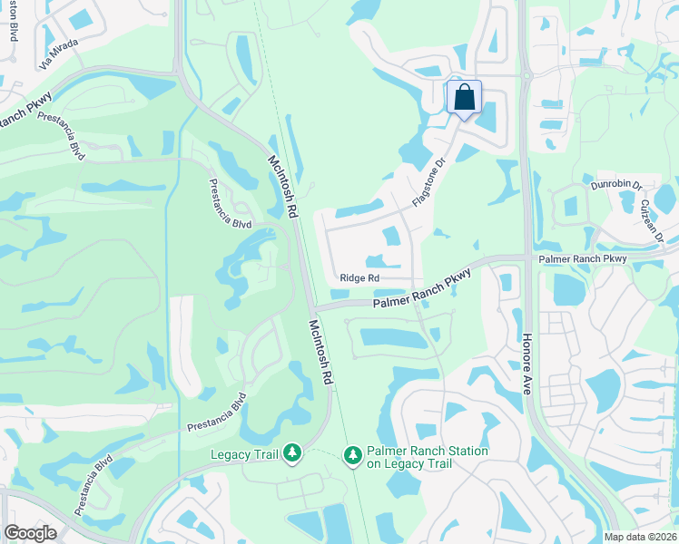 map of restaurants, bars, coffee shops, grocery stores, and more near 7463 Ridge Road in Sarasota