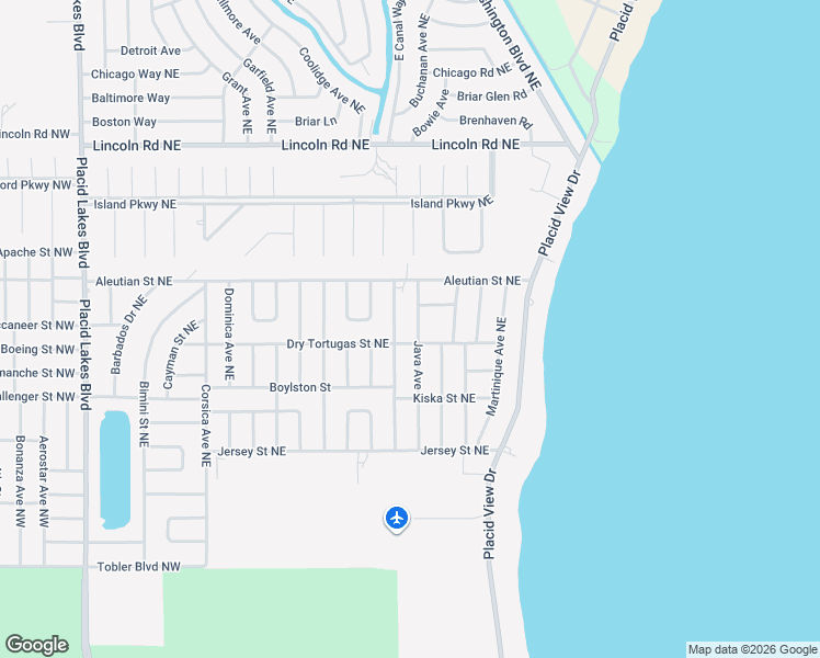 map of restaurants, bars, coffee shops, grocery stores, and more near 215 Java Avenue in Lake Placid