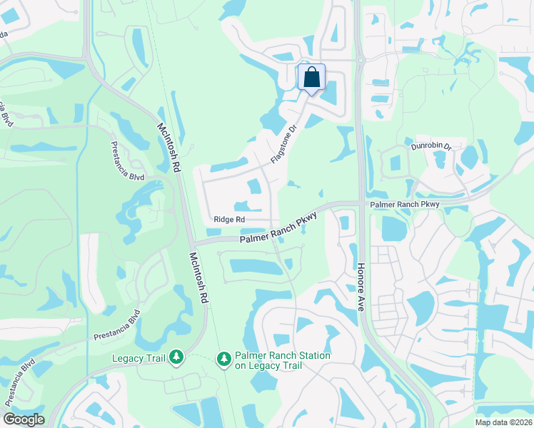map of restaurants, bars, coffee shops, grocery stores, and more near 7462 Featherstone Boulevard in Sarasota