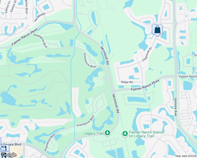 map of restaurants, bars, coffee shops, grocery stores, and more near 4634 Mirada Way in Sarasota