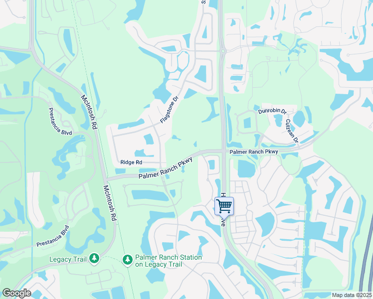map of restaurants, bars, coffee shops, grocery stores, and more near 5162 Palmer Ranch Parkway in Sarasota