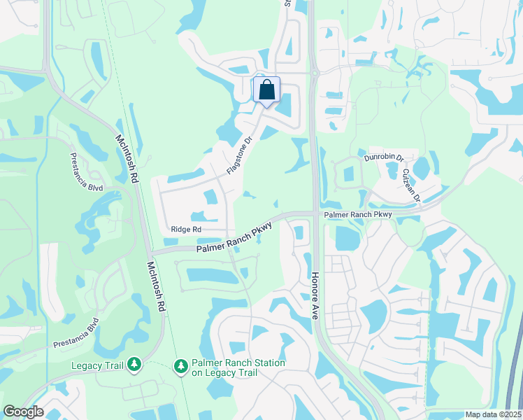 map of restaurants, bars, coffee shops, grocery stores, and more near 5111 Palmer Ranch Parkway in Sarasota