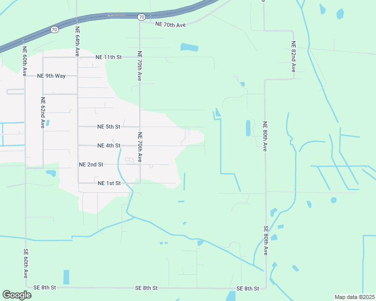 map of restaurants, bars, coffee shops, grocery stores, and more near 7400 Northeast 4th Street in Okeechobee