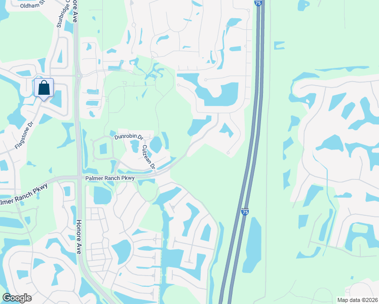map of restaurants, bars, coffee shops, grocery stores, and more near 5819 Palmer Ranch Parkway in Sarasota