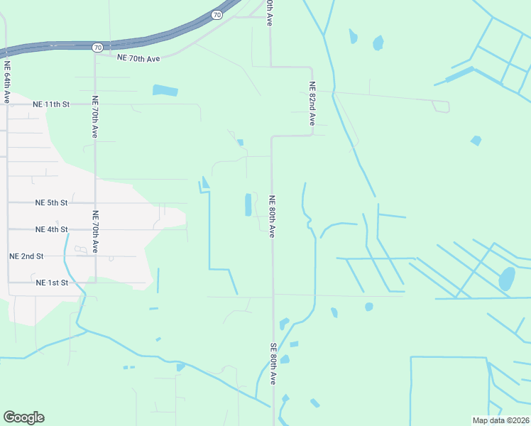 map of restaurants, bars, coffee shops, grocery stores, and more near 617 Northeast 80th Avenue in Okeechobee