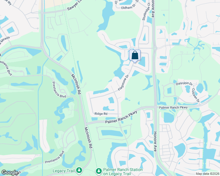 map of restaurants, bars, coffee shops, grocery stores, and more near 7348 Featherstone Boulevard in Sarasota