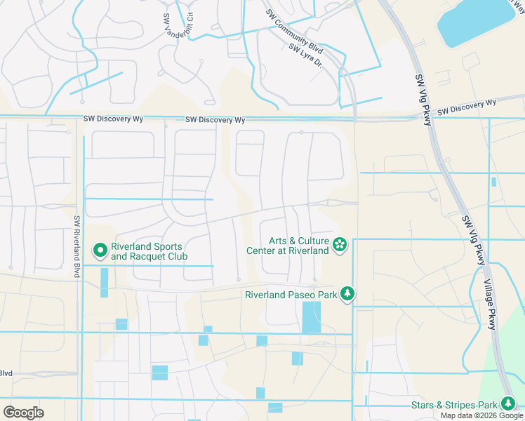 map of restaurants, bars, coffee shops, grocery stores, and more near Southwest Winding Ridge Boulevard in Port St. Lucie