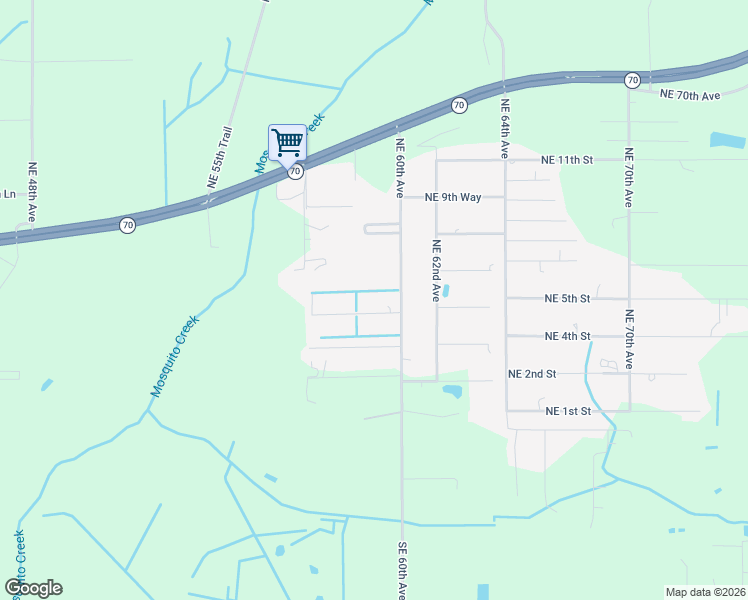 map of restaurants, bars, coffee shops, grocery stores, and more near 5929 Northeast 4th Lane in Okeechobee