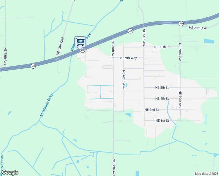 map of restaurants, bars, coffee shops, grocery stores, and more near 5929 Northeast 4th Lane in Okeechobee