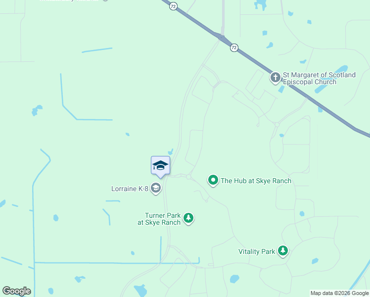 map of restaurants, bars, coffee shops, grocery stores, and more near 8700 State Road 72 in Sarasota