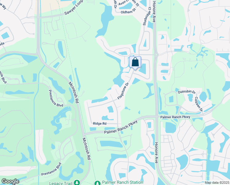map of restaurants, bars, coffee shops, grocery stores, and more near 7362 Stanhope Court in Sarasota