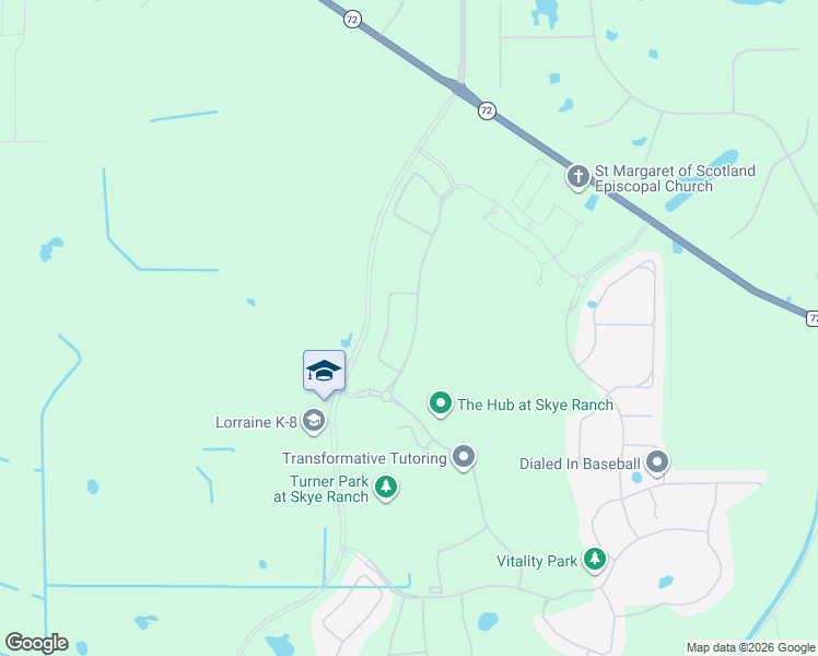 map of restaurants, bars, coffee shops, grocery stores, and more near 8700 State Road 72 in Sarasota