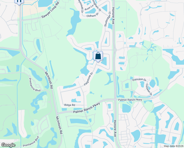 map of restaurants, bars, coffee shops, grocery stores, and more near 5050 Flagstone Dr in Sarasota