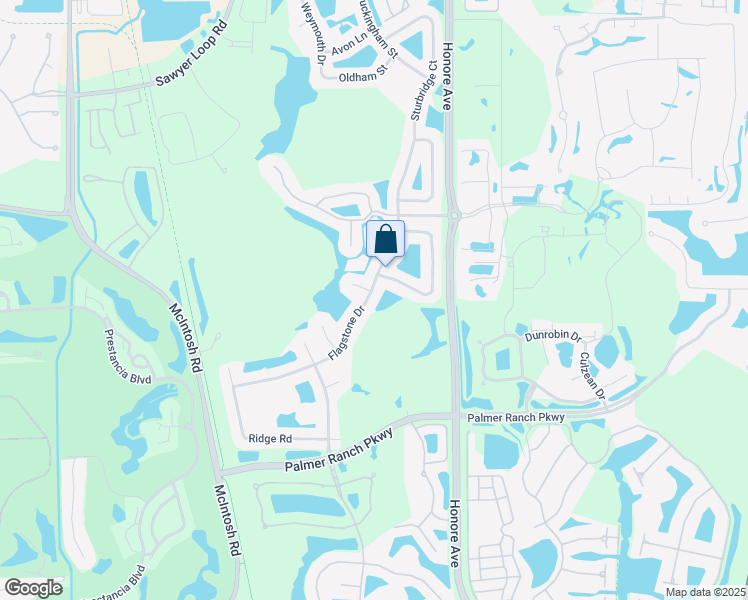 map of restaurants, bars, coffee shops, grocery stores, and more near 5074 Flagstone Drive in Sarasota