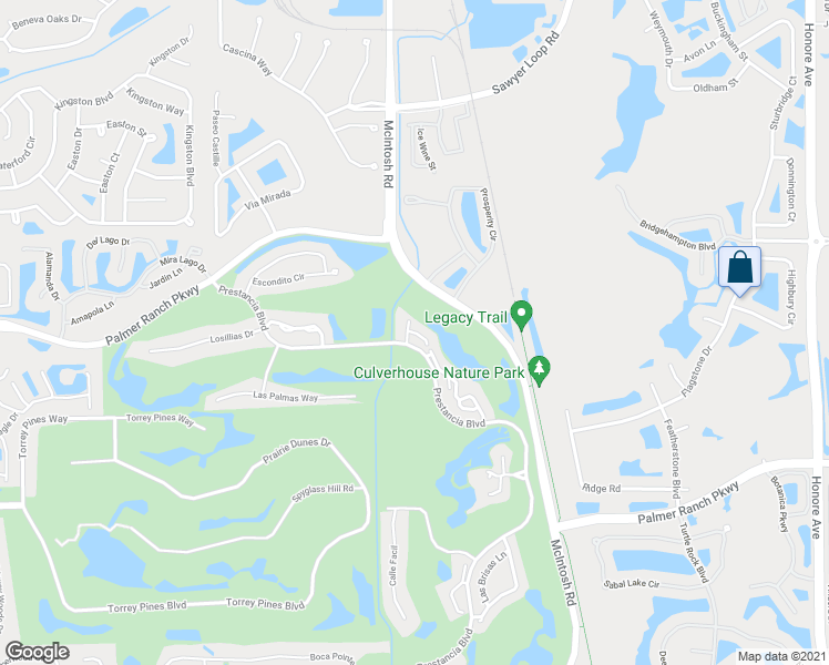 map of restaurants, bars, coffee shops, grocery stores, and more near 7260 Murcia Boulevard in Sarasota