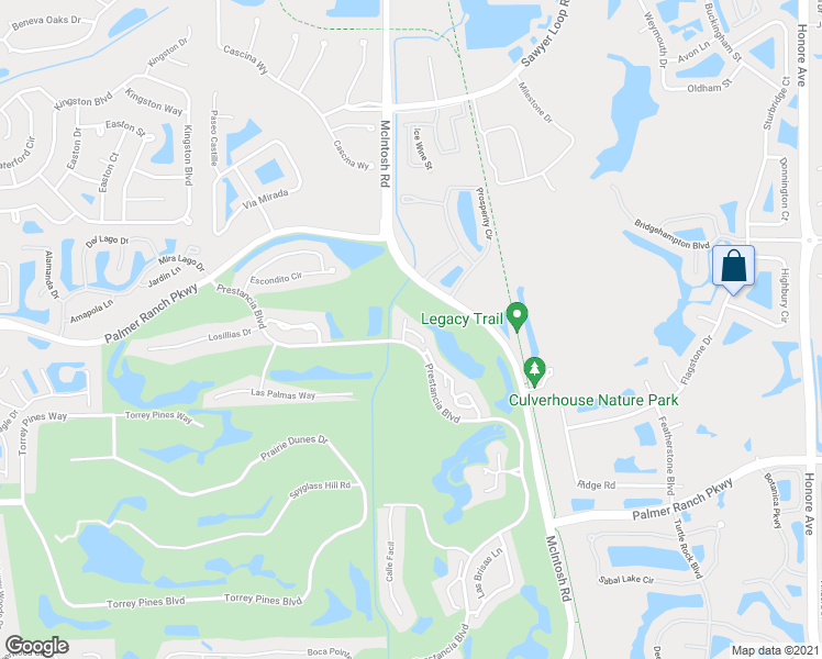 map of restaurants, bars, coffee shops, grocery stores, and more near 7260 Murcia Boulevard in Sarasota