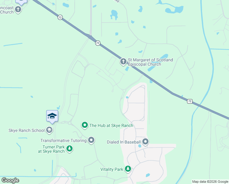 map of restaurants, bars, coffee shops, grocery stores, and more near 8700 State Road 72 in Sarasota
