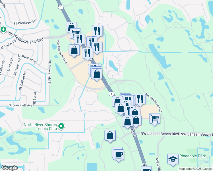 NW Federal Hwy & NW Goldenrod Rd, Jensen Beach FL Walk Score