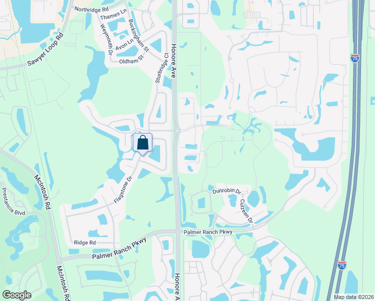 map of restaurants, bars, coffee shops, grocery stores, and more near 7122 Mandarin Road in Sarasota