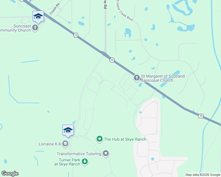 map of restaurants, bars, coffee shops, grocery stores, and more near 8250 Velda Trail in Sarasota