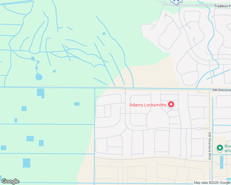 map of restaurants, bars, coffee shops, grocery stores, and more near 13549 Southwest Oceanus Boulevard in Port St. Lucie