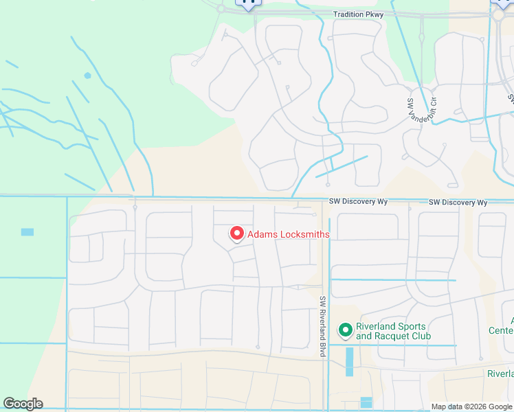map of restaurants, bars, coffee shops, grocery stores, and more near 11602 Southwest Moon River Way in Port St. Lucie