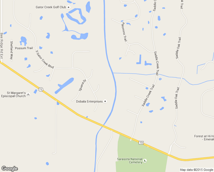 map of restaurants, bars, coffee shops, grocery stores, and more near 7551 Tortoise Way in Sarasota