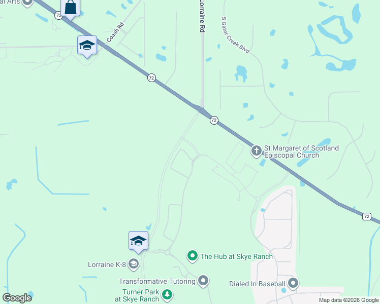 map of restaurants, bars, coffee shops, grocery stores, and more near Luna Lane in Sarasota