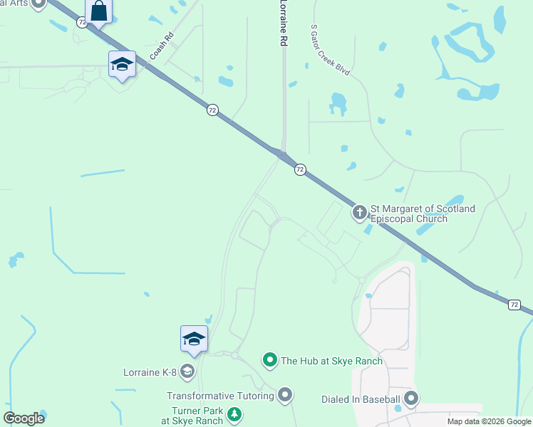 map of restaurants, bars, coffee shops, grocery stores, and more near Luna Lane in Sarasota