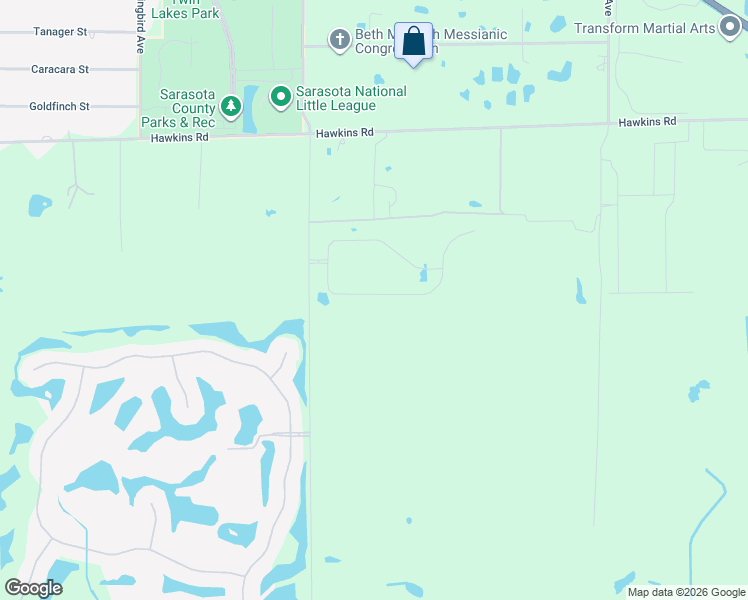 map of restaurants, bars, coffee shops, grocery stores, and more near 6951 Ibis Street in Sarasota
