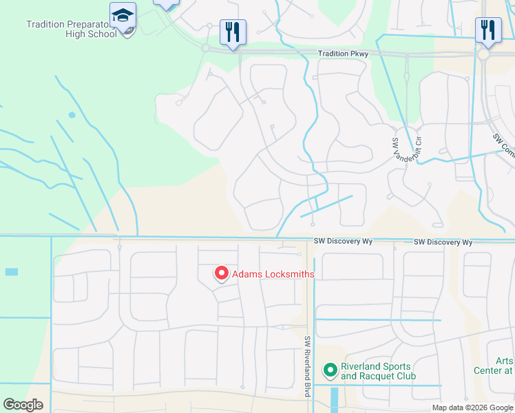 map of restaurants, bars, coffee shops, grocery stores, and more near 11099 Sunrise Lake Drive in Port St. Lucie