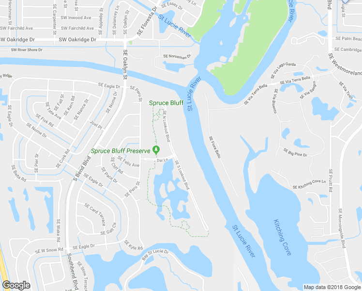 map of restaurants, bars, coffee shops, grocery stores, and more near 2781 Southeast North Lookout Boulevard in Port St. Lucie