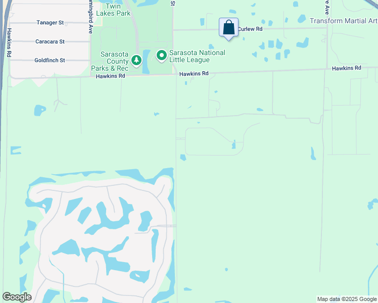 map of restaurants, bars, coffee shops, grocery stores, and more near 6951 Ibis Street in Sarasota