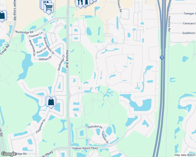map of restaurants, bars, coffee shops, grocery stores, and more near 6837 Approach Road in Sarasota