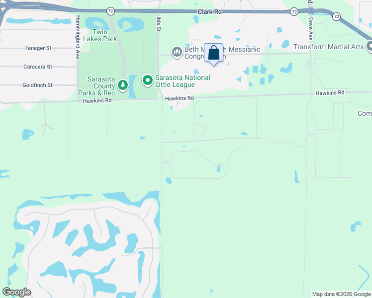 map of restaurants, bars, coffee shops, grocery stores, and more near 6785 Ibis Street in Sarasota