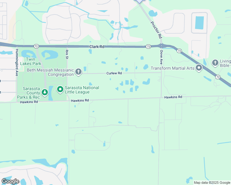 map of restaurants, bars, coffee shops, grocery stores, and more near 7166 Curlew Road in Sarasota