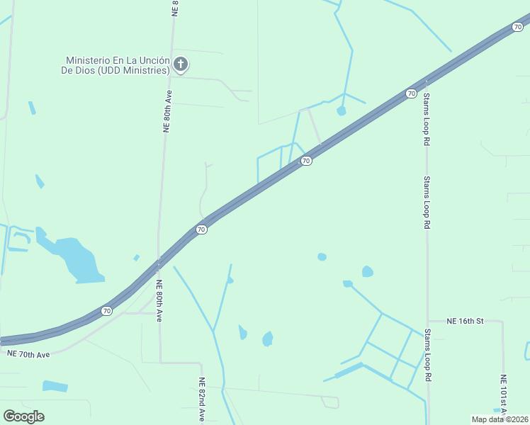 map of restaurants, bars, coffee shops, grocery stores, and more near 8714 Florida 70 in Okeechobee