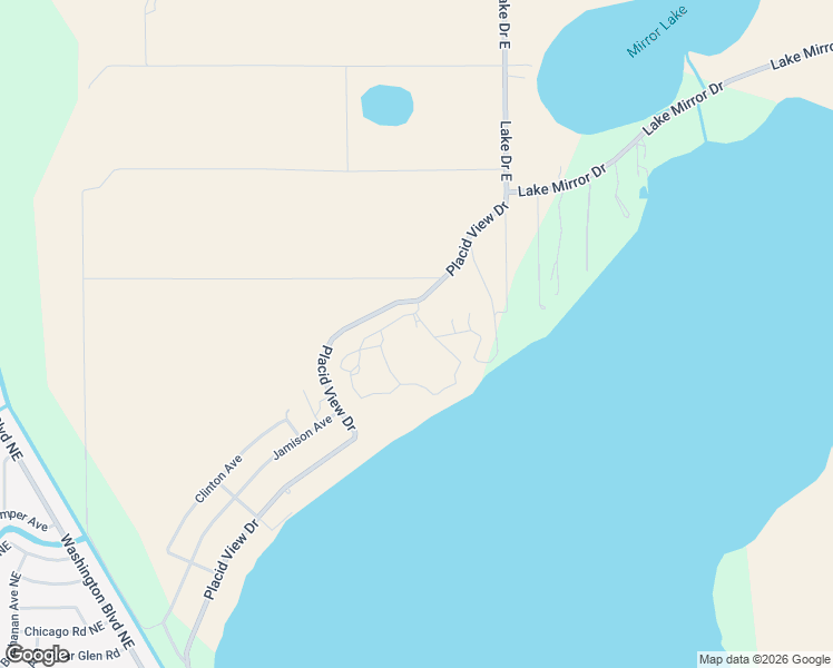 map of restaurants, bars, coffee shops, grocery stores, and more near 2665 Placid View Drive in Lake Placid