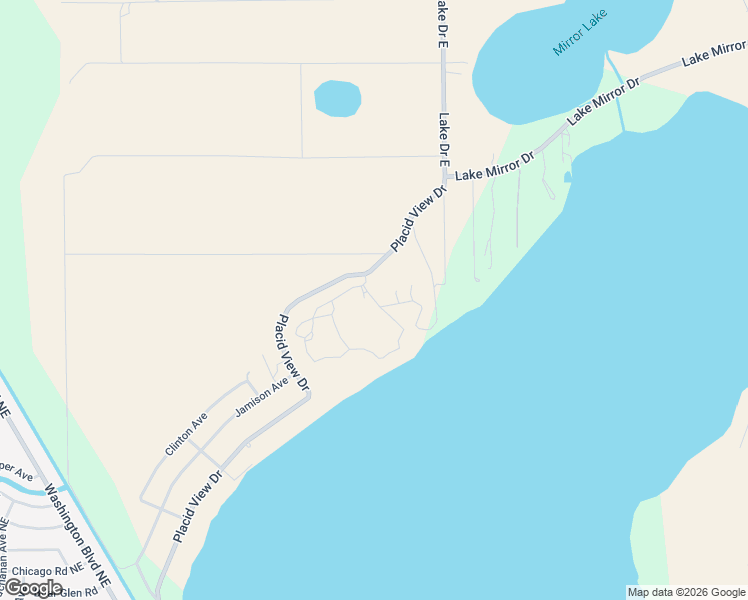 map of restaurants, bars, coffee shops, grocery stores, and more near 2665 Placid View Drive in Lake Placid