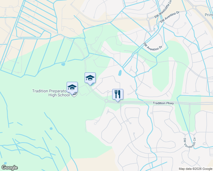 map of restaurants, bars, coffee shops, grocery stores, and more near 10685 Southwest Stony Creek Way in Port Saint Lucie