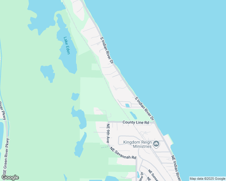 map of restaurants, bars, coffee shops, grocery stores, and more near 121 Eden Creek Lane in Jensen Beach